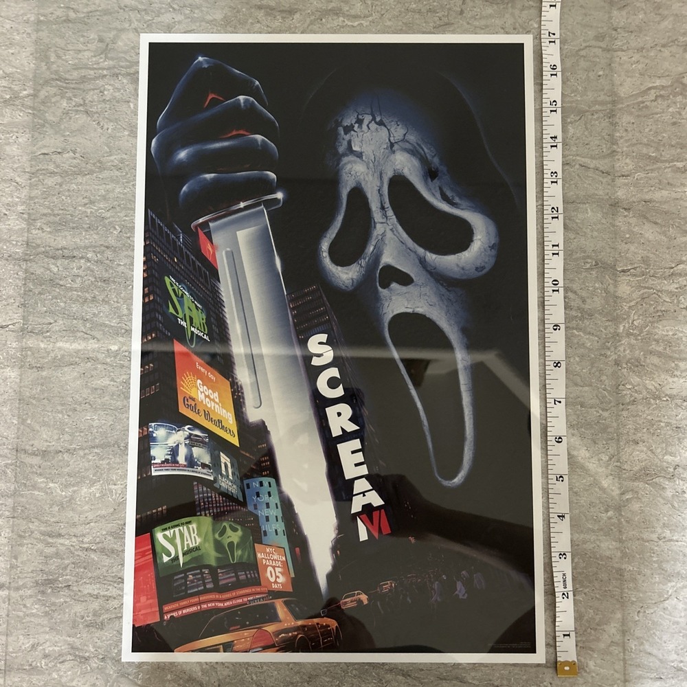 Scream VI 2023 Original Movie Poster 11x17" Ghostface Poster - Picture 6 of 7